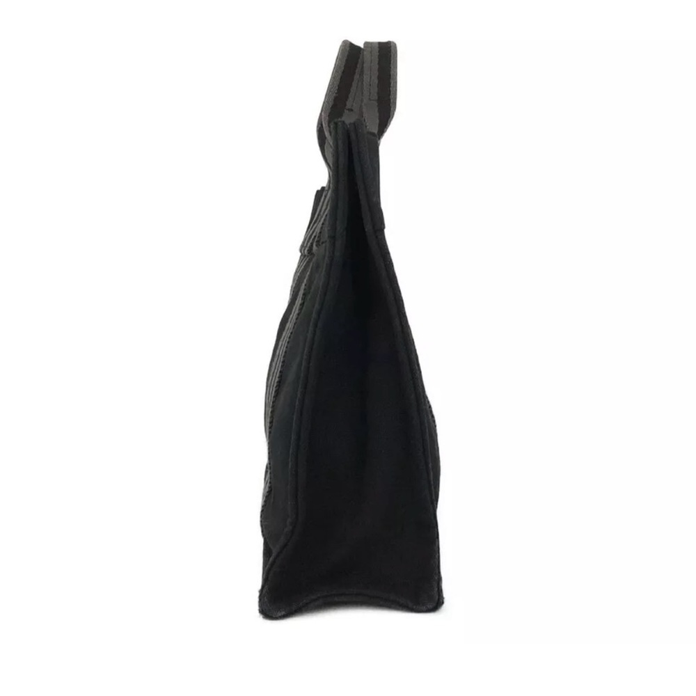 Hermes Black Canvas Tote PM Mini Size - Picture 4 of 12